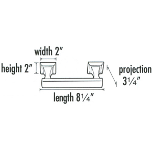 A7462 PB/NL - Manhattan - Swing Tissue Holder - Unlacquered Brass