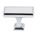 A310-58 PC - Manhattan - 1 5/8" Rectangular Knob - Polished Chrome