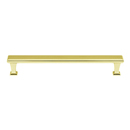 A310-6 PB/NL - Manhattan - 6" Cabinet Pull - Unlacquered Brass