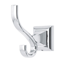 A7499 PC - Manhattan - Double Robe Hook - Polished Chrome