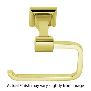 A7466 PB/NL - Manhattan - Euro Tissue Holder - Unlacquered Brass