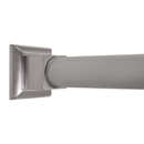 36" Shower Rod - Manhattan - Brushed/ Satin Nickel