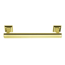 A7420-12 PB/NL - Manhattan - 12" Towel Bar - Unlacquered Brass