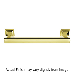 A7420-18 PB/NL - Manhattan - 18" Towel Bar - Unlacquered Brass