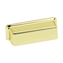 A951 PB - Millennium - 3" Cup Pull - Polished Brass