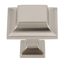 A950-1 SN - Millennium - 1" Square Knob - Satin Nickel