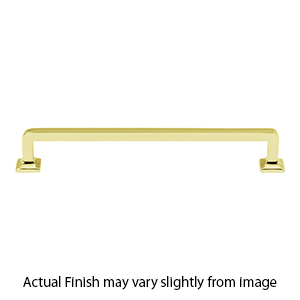 A950-6 PB/NL - Millennium - 6" Square Pull - Unlacquered Brass