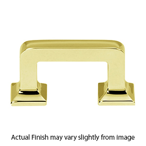 A950 PB - Millennium - 1.5" Square Pull - Polished Brass