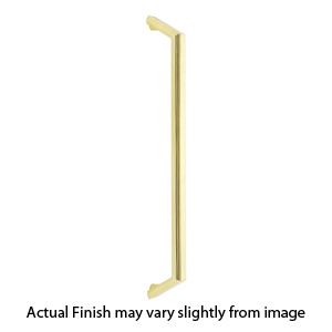 D427-12 PB/NL - Nicole - 12" Appliance Pull - Unlacquered Brass