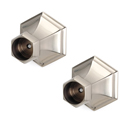 Nicole - Shower Rod End Flanges