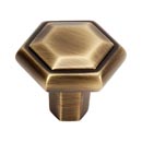 A423 AEM - Nicole - 1.25" Hexagon Knob - Antique English Matte