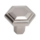 A423 SN - Nicole - 1.25" Hexagon Knob - Satin Nickel