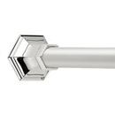 Nicole - Shower Rod - Polished Nickel