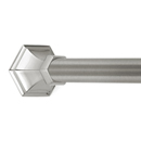 36" Shower Rod - Nicole - Brushed/ Satin Nickel