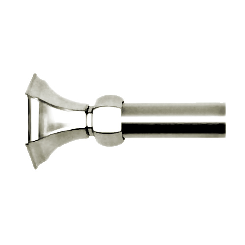 Nicole Polished Nickel Shower Rod