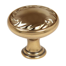 A3650-14 PA - Ornate Collection - 1.25" Cabinet Knob - Polished Antique
