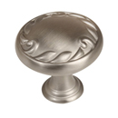 A3650-14 SN - Ornate Collection - 1.25" Cabinet Knob - Satin Nickel