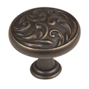 A3651-14 BARC - Ornate Collection - 1.25" Cabinet Knob - Barcelona