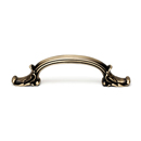 A3650-4 AEM - Ornate Collection - 4" Cabinet Pull - Antique English Matte