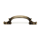 A3650-4 AE - Ornate Collection - 4" Cabinet Pull - Antique English