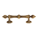 A6929-4 PA - Ornate Collection - 4" Cabinet Pull - Polished Antique