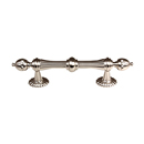 A6929-4 SN - Ornate Collection - 4" Cabinet Pull - Satin Nickel
