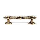 A7529 PA - Ornate Collection - 4 5/8" Cabinet Pull - Polished Antique