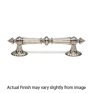 A7529 SN - Ornate Collection - 4 5/8" Cabinet Pull - Satin Nickel