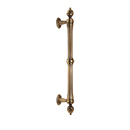 D6929-8 PA - Ornate Collection - 8" Appliance Pull - Polished Antique