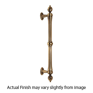 D6929-8 PA - Ornate Collection - 8" Appliance Pull - Polished Antique