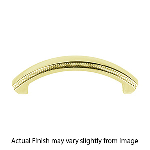 A240-3 PB/NL - Regal - 3" Cabinet Pull - Unlacquered Brass