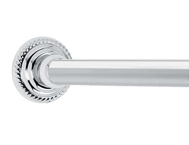 Regency Series Polished Chrome Shower Rod