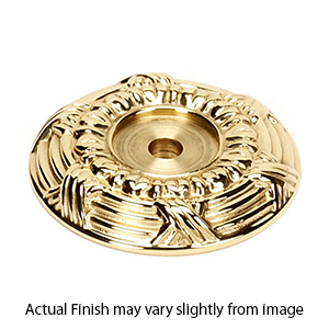 A885-58 - Ribbon & Reed - Rosette for Knob - Unlacquered Brass