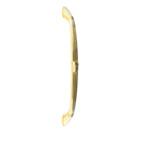 D112-AP - Ribbon & Reed - 10" Appliance Pull - Unlacquered Brass