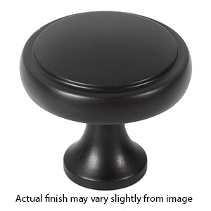 A980-14 - Royale - 1.25" Round Knob - Matte Black