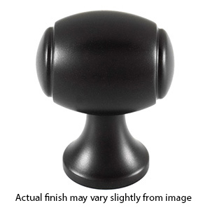 A981-1 - Royale - 1" Barrel Knob - Matte Black