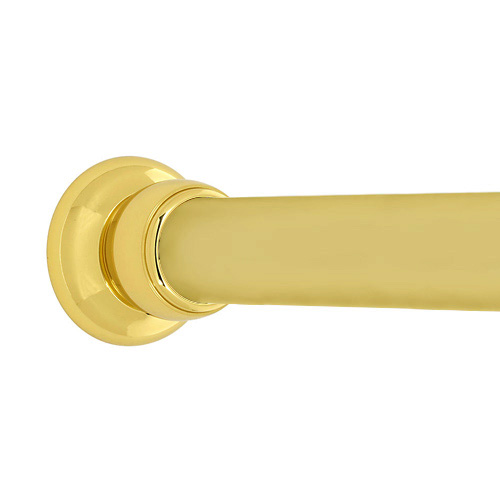 60 Shower Rod - Royale - Polished Brass