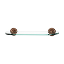 A8250-18 RSTBRZ - Sierra - 18" Glass Shelf - Rust Bronze