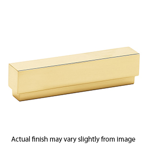 A460-4 PB/NL - Simplicity - 4" Cabinet Pull - Unlacquered Brass