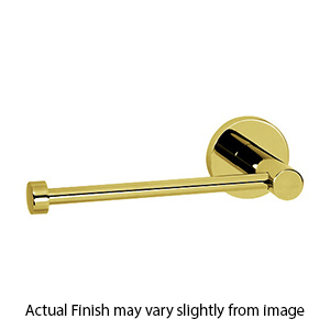 A8361 PB/NL - Contemporary I - Single Post Tissue Holder - Unlacquered Brass