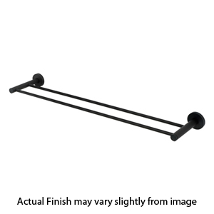 A8325-30 MB - Contemporary I - 30" Double Towel Bar - Matte Black