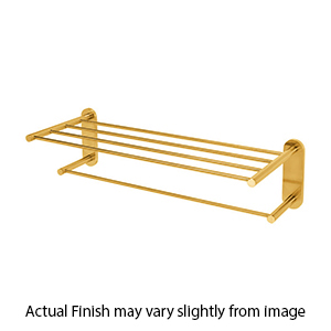 A8326-24 SB - Contemporary I - 24" Towel Shelf/Bar - Satin Brass