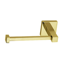 A8461 PB/NL - Contemporary II - Single Post Tissue Holder - Unlacquered Brass