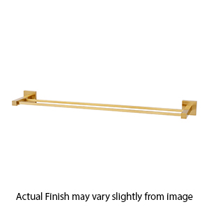 A8425-30 SB - Contemporary II - 30" Double Towel Bar - Satin Brass