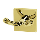 A8484 PB/NL - Contemporary II - Robe Hook - Unlacquered Brass