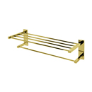 A8426-24 PB/NL - Contemporary II - 24" Towel Shelf/Bar - Unlacquered Brass
