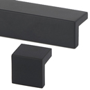 Square Tab Pulls - Matte Black