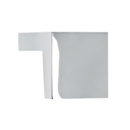 A960 - Square Tab Pull 1" - Polished Chrome