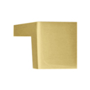 A960 - Square Tab Pull 1" - Satin Brass