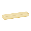 A440-4 PB/NL - Tempo - 4" Cabinet Pull - Unlacquered Brass